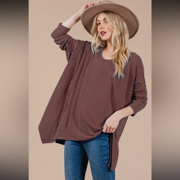 Fabulous Asymmetrical Long Sleeve top - Picture 1 of 3